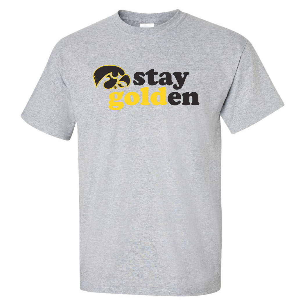 Iowa Hawkeyes Tee Shirt - Stay Golden