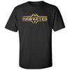 Iowa Hawkeyes Tee Shirt - Striped HAWKEYES Football Laces