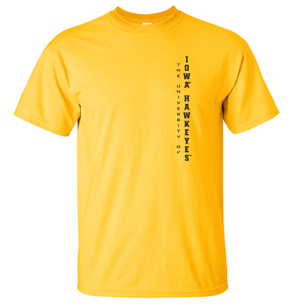 Iowa Hawkeyes Tee Shirt - Vert University of Iowa Hawkeyes