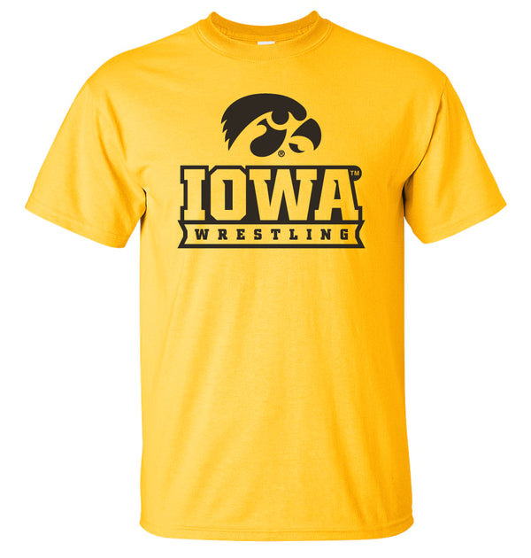 Iowa Hawkeyes Tee Shirt - Iowa Hawkeyes Wrestling