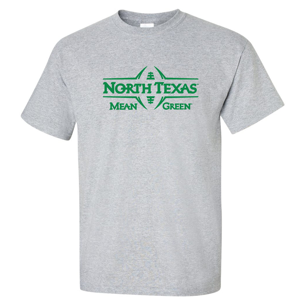 North Texas Mean Green Tee Shirt - North Texas Football Laces