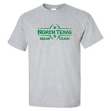 North Texas Mean Green Tee Shirt - North Texas Football Laces