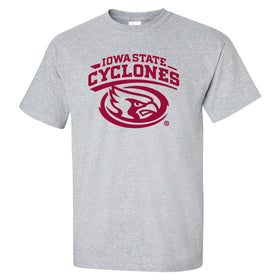 Iowa State Cyclones Tee Shirt - Cy The ISU Cyclones Mascot Swirl