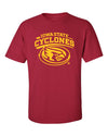 Iowa State Cyclones Tee Shirt - Cy The ISU Cyclones Mascot Swirl
