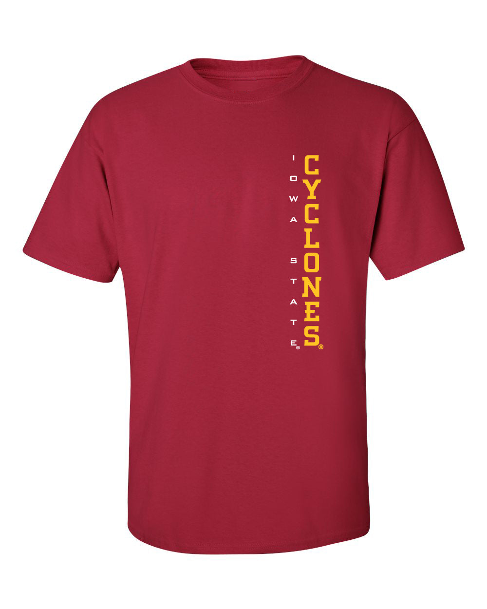 Iowa State Cyclones Tee Shirt - Vertical Iowa State Cyclones