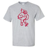Iowa State Cyclones Tee Shirt - Mascot Cy Full Body