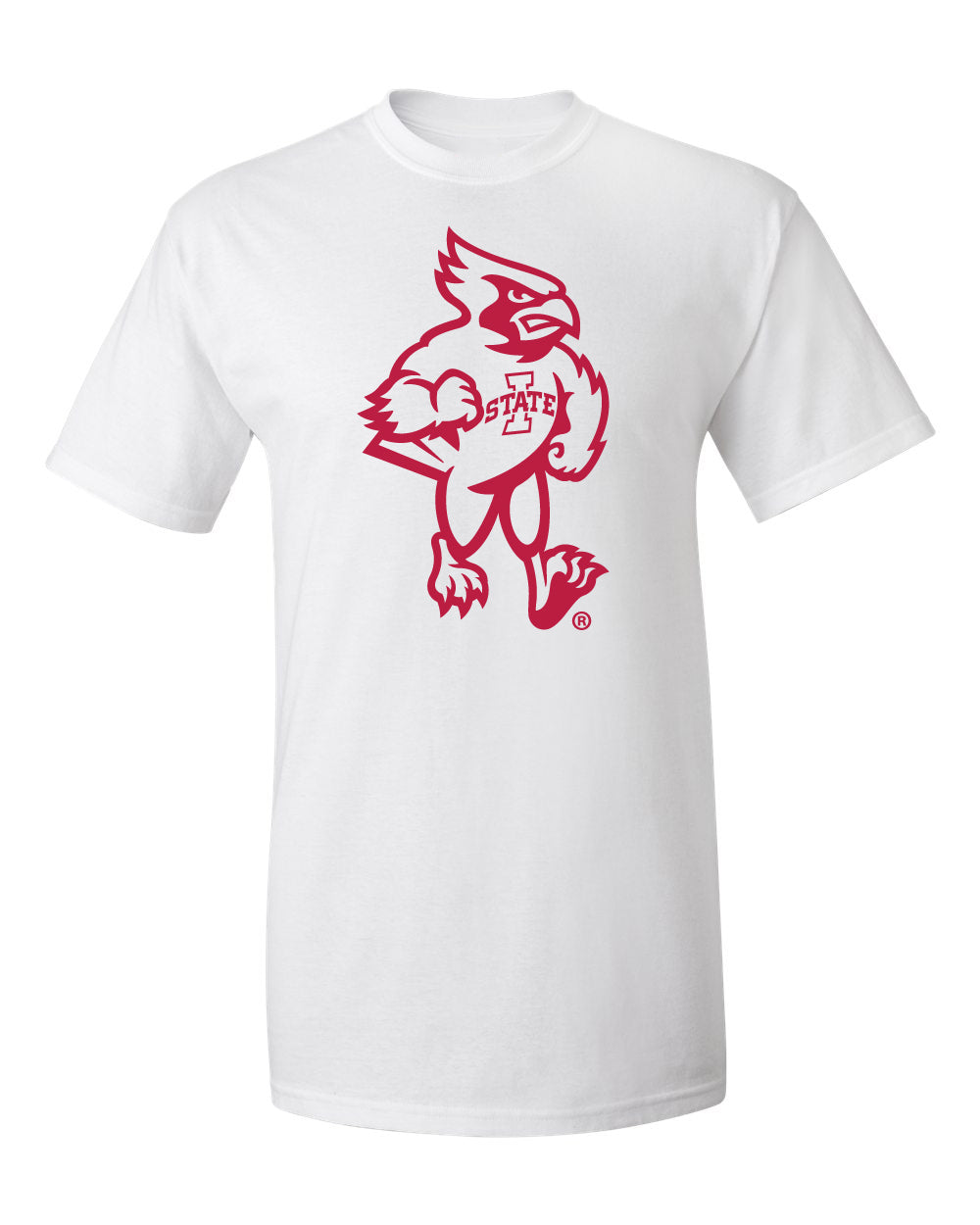 Iowa State Cyclones Tee Shirt - Cy The Cyclones Mascot Full Body