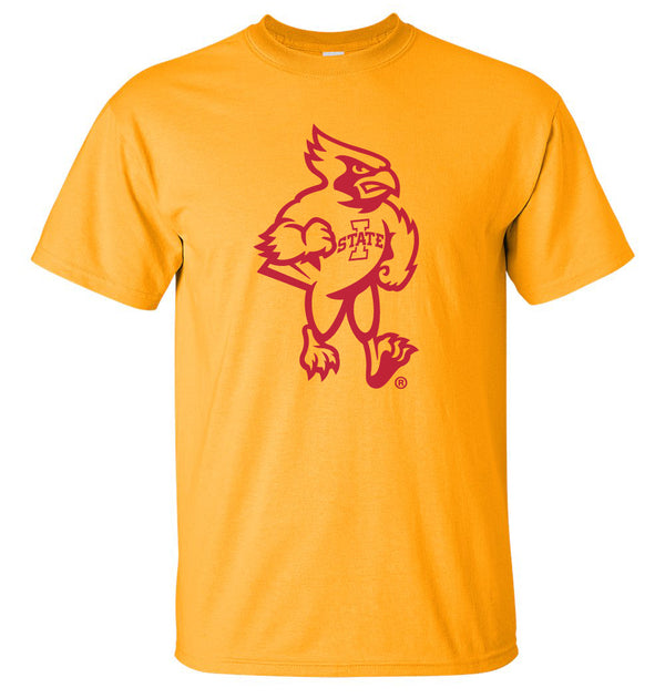 Iowa State Cyclones Tee Shirt - Mascot Cy Full Body