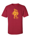 Iowa State Cyclones Tee Shirt - Cy The Cyclones Mascot Full Body