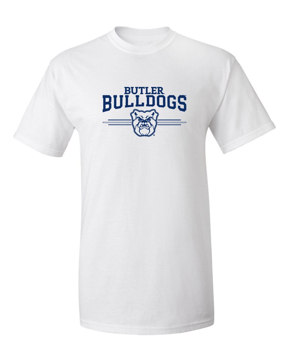 Butler Bulldogs Tee Shirt - Bulldogs 3 Stripe Primary Logo