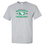 North Dakota Fighting Hawks Tee Shirt - North Dakota Arch Primary Logo