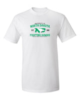 North Dakota Fighting Hawks Tee Shirt - North Dakota Arch Primary Logo