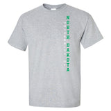 North Dakota Fighting Hawks Tee Shirt - Vertical University of North Dakota
