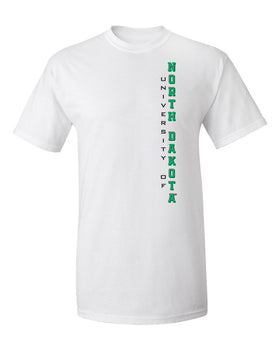 North Dakota Fighting Hawks Tee Shirt - Vertical University of North Dakota