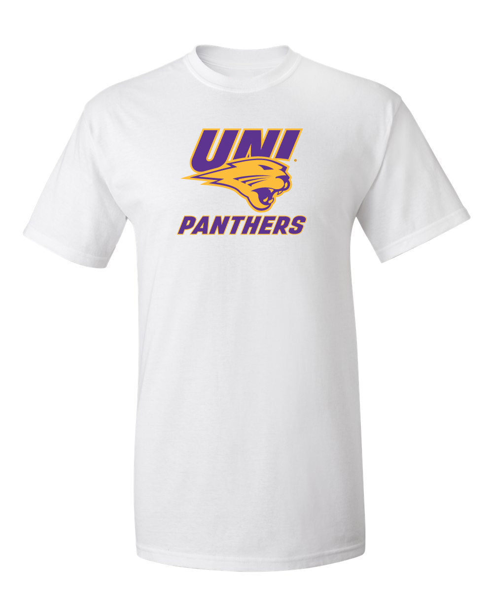 Northern Iowa Panthers Tee Shirt - Purple and Gold Primary Logo