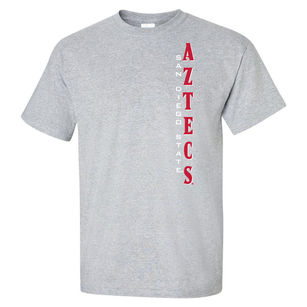 San Diego State Aztecs Tee Shirt - Vertical SDSU Aztecs