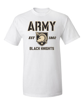 Army Black Knights Tee Shirt - Army West Point Established 1802
