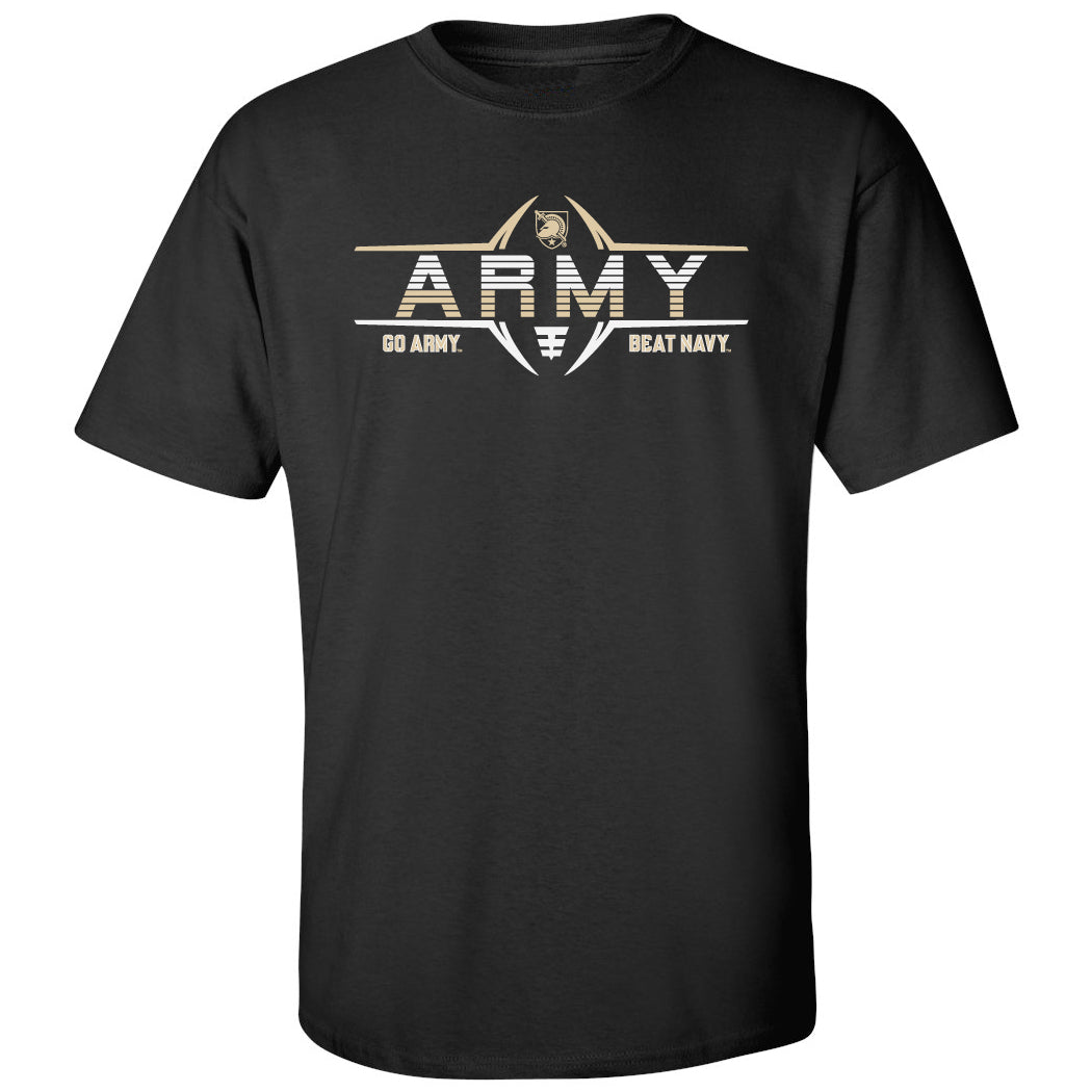 Army Black Knights Tee Shirt - Army Football Laces