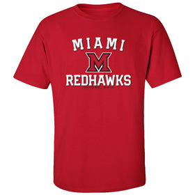 Miami University RedHawks Tee Shirt - Miami of Ohio Primary Logo