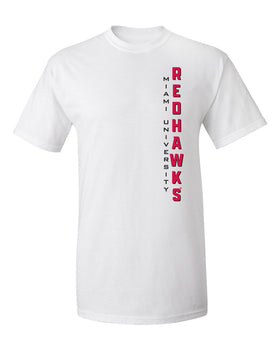 Miami University RedHawks Tee Shirt - Vert Miami University Redhawks