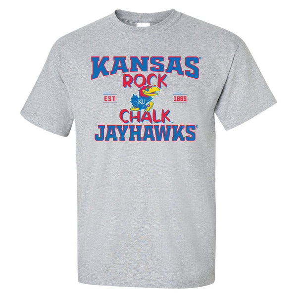 Kansas Jayhawks Tee Shirt - Rock Chalk Jayhawks