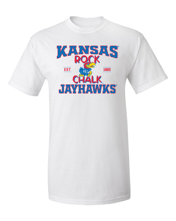 Kansas Jayhawks Tee Shirt - Rock Chalk Jayhawks