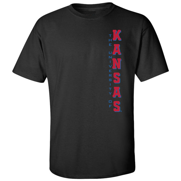 Kansas Jayhawks Tee Shirt - Vertical University of Kansas