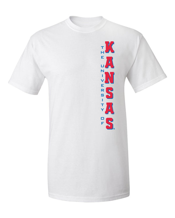 Kansas Jayhawks Tee Shirt - Vertical University of Kansas