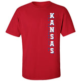 Kansas Jayhawks Tee Shirt - Vertical University of Kansas