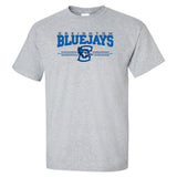 Creighton Bluejays Tee Shirt - 3 Stripe Primary Logo