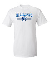 Creighton Bluejays Tee Shirt - Bluejays 3 Stripe Primary Logo
