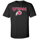 Utah Utes Tee Shirt - Circle & Feather Logo