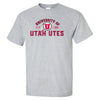 Utah Utes Tee Shirt - U of U Arch with Circle Feather Logo