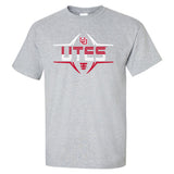 Utah Utes Tee Shirt - Striped UTES Football Laces