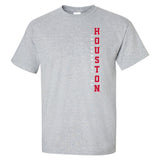 Houston Cougars Tee Shirt - Vertical University of Houston
