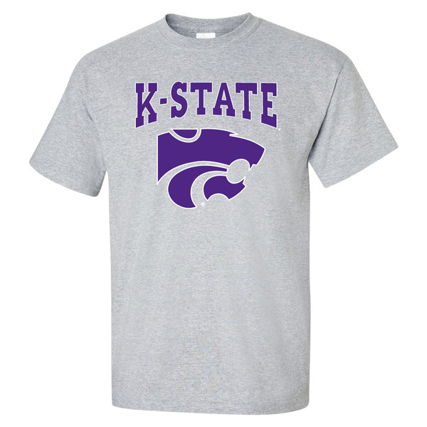 K-State Wildcats Tee Shirt - K-State Powercat with Outline