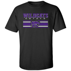 K-State Wildcats Tee Shirt - Wildcats Stripe Powercat