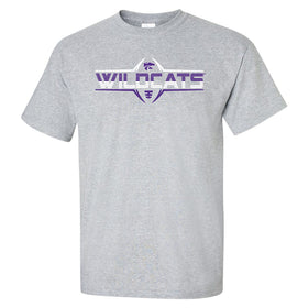 K-State Wildcats Tee Shirt - Wildcats Football Striped Laces