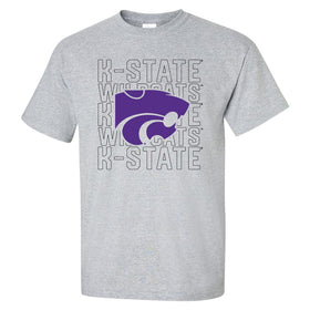 K-State Wildcats Tee Shirt - Powercat Overlay