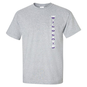 K-State Wildcats Tee Shirt - Vertical Striped Wildcats