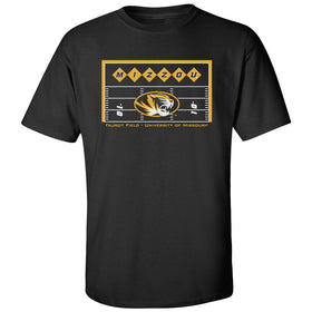 Missouri Tigers Tee Shirt - Mizzou Football Field Endzone