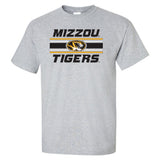 Missouri Tigers Tee Shirt - Horiz Stripe Mizzou Tigers
