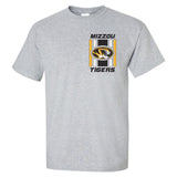 Missouri Tigers Tee Shirt - Vert Stripe Mizzou Tigers