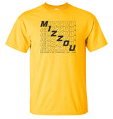 Missouri Tigers Tee Shirt - Mizzou Diagonal Echo