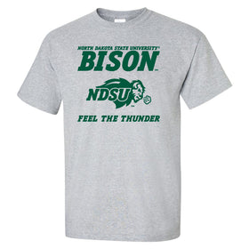 NDSU Bison Tee Shirt - NDSU Bison Feel The Thunder