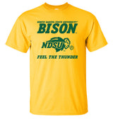 NDSU Bison Tee Shirt - NDSU Bison Feel The Thunder