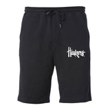 Nebraska Huskers Premium Fleece Shorts - White Script Huskers