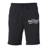 North Texas Mean Green Premium Fleece Shorts - Mean Green Football Laces