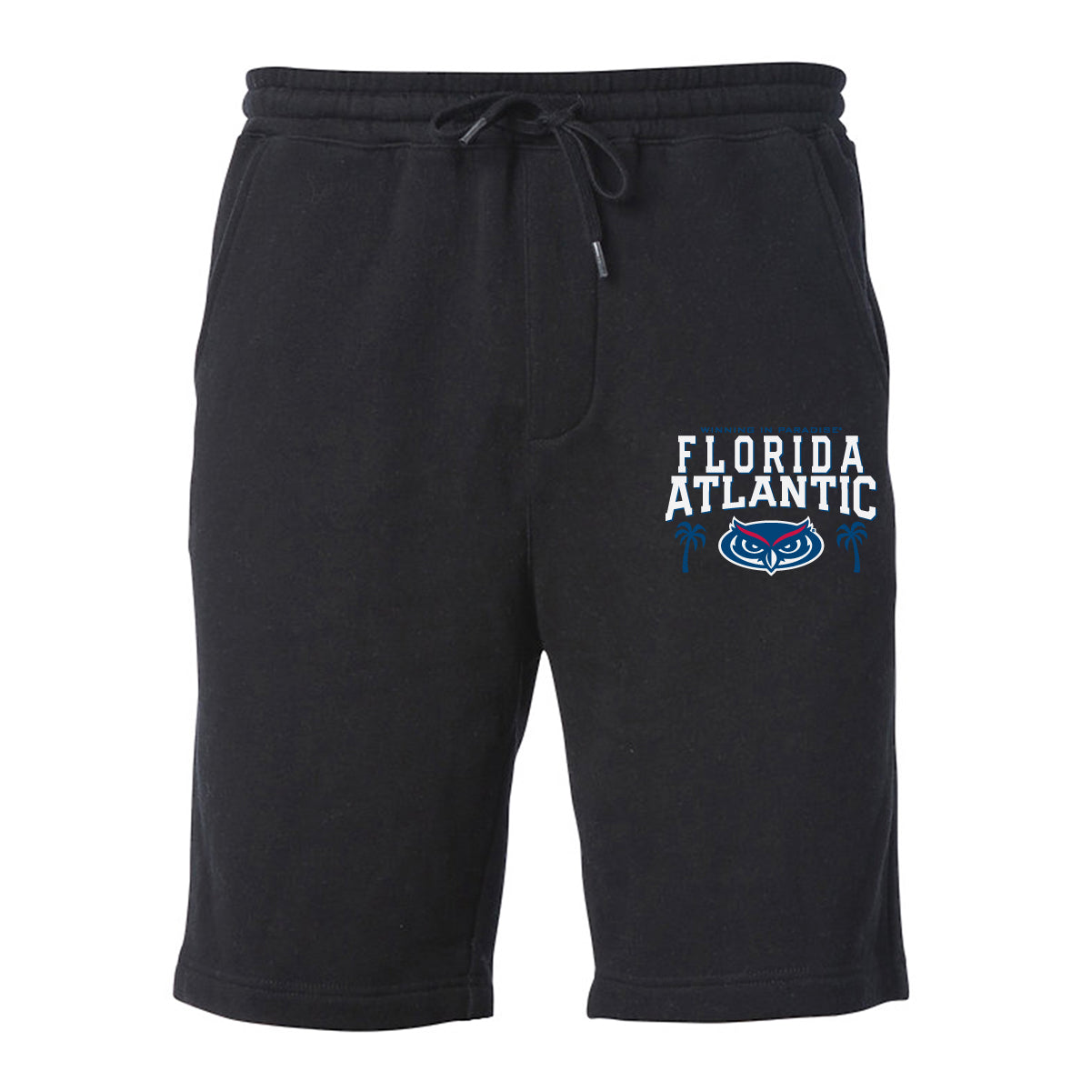 Florida Atlantic Owls Premium Fleece Shorts - FAU Owls Winning in Paradise
