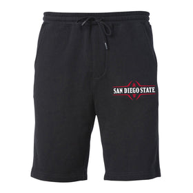 San Diego State Aztecs Premium Fleece Shorts - SDSU Football Laces